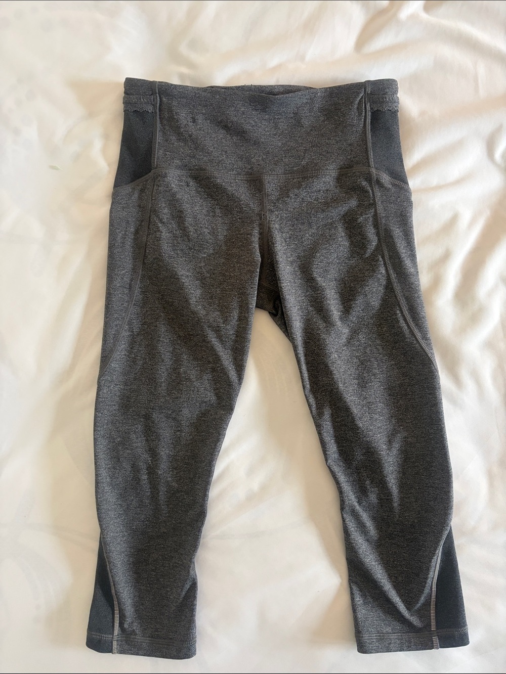 lululemon athletica Dark Gray Capri Performance Leggings